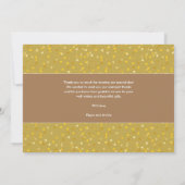 Script Dank Je Gouden Hartjes Trouwfoto Bedankkaart (Achterkant)