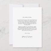 Script Dank u Huwelijksfotokaart Bedankkaart (Achterkant)