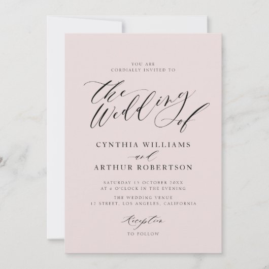 script dat grijs is en brute huwelijksuitnodiging kaart