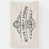 Script Decoratieve Boerderij Familiereünie Spandoek (Verticaal)