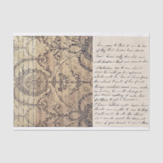 Script Decoratieve Ephemera Decoupage Tissuepapier