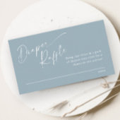 Script Diaper Raffle Boys Baby shower Informatiekaartje