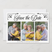 script dubbelzijdige fotosjabloon save the date (Voorkant)