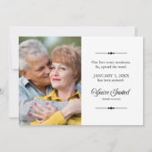 script dubbelzijdige fotosjabloon save the date (Achterkant)