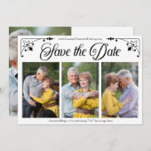 script dubbelzijdige fotosjabloon save the date (Voorkant / Achterkant)