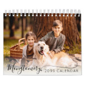 Script Eén Foto Per Maand Eenvoudig Kalender (Hoes)