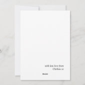 Script Elegant Hart Roze Rood Gelukkige Valentijns Feestdagenkaart (Achterkant)