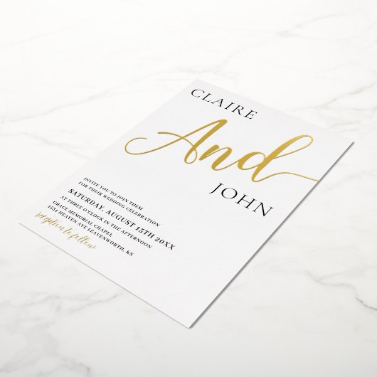 Script en bruiloft uitnodiging (Gedraaid)