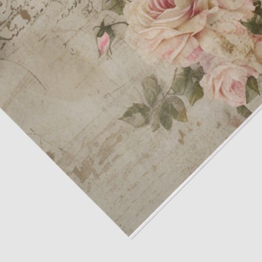 Script en Rozen Tissue Paper Tissuepapier (Detail)