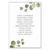 Script Eucalyptus Zitkaart (achter) Bruiloft Kaart (Achterkant)