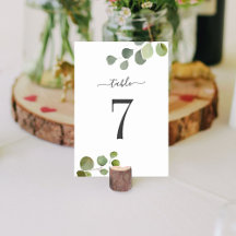 Script Eucalyptus Zitkaart (achter) Bruiloft