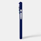 Script Familie Foto Navy Blauwe Case-Mate iPhone Case (Achterkant / Links)