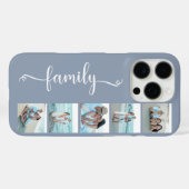 Script Familie Foto Stofblauw Case-Mate iPhone Case (Achterkant (horizontaal))