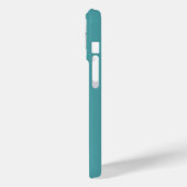Script Familie Foto Teal Case-Mate iPhone Case (Achterkant / Links)