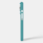 Script Familie Foto Teal Case-Mate iPhone Case (Achterkant / Links)