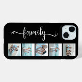 Script Familie Foto Zwart Case-Mate iPhone Case (Achterkant (horizontaal))
