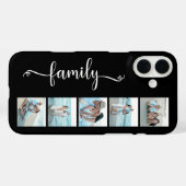 Script Familie Foto Zwart Case-Mate iPhone Case (Achterkant (horizontaal))