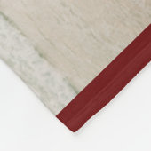 Script familie fotocollage Fleece Deken (Hoek)