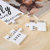 Script Familie is Alles Foto Collage Aandenken Legpuzzel (Zijkant)