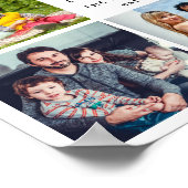 Script Familie is Alles Foto Collage Aandenken Poster (Hoek)