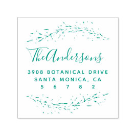 Script Familienaam Aangepast retouradres Zelfinktende Stempel