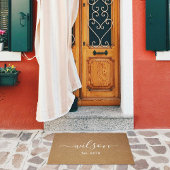 Script Familienaam Huisnummer Gepersonaliseerd Deurmat