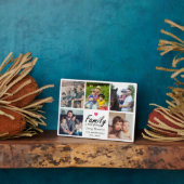 Script Family is Everything Photo Collage Keepsake Fotoplaat (Zijkant)