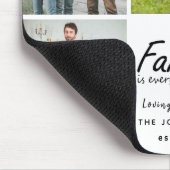 Script Family is Everything Photo Collage Keepsake Muismat (Hoek)