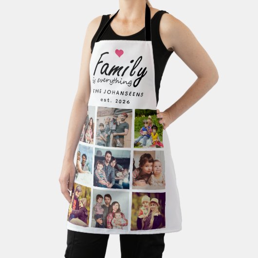 Script Family is Everything Photo Collage Modern Schort (Insitu)