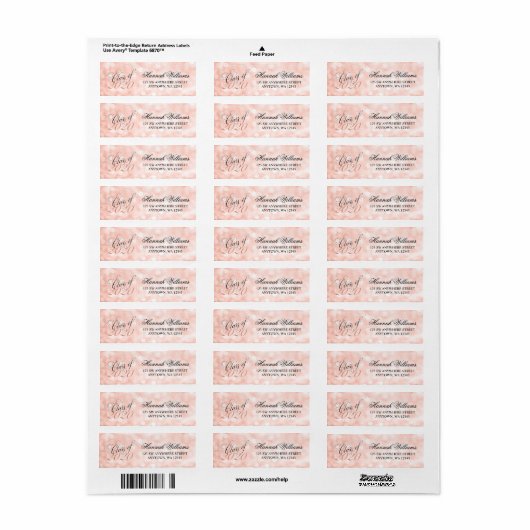 Script Faux Roos Gold 2020-Afstuderen Etiket (Full Sheet)