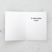 Script Feel Better Get Well Card  PA-1 Kaart (Binnen)