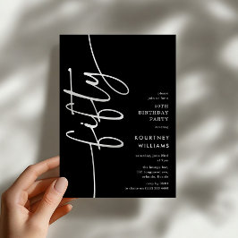 Script Fifty' 50e verjaardag Kaart