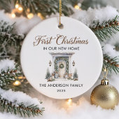  Script First Christmas At Our New Home Keramisch Ornament