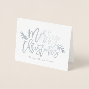Script Folie Vrolijk Kerstfeest Kaart