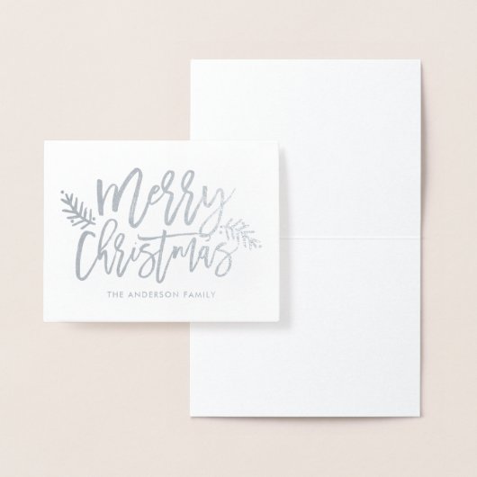 Script Folie Vrolijk Kerstfeest Kaart (Display)