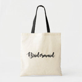 Script Font Wedding Party bruidsmeisje Tote Bag