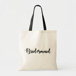 Script Font Wedding Party bruidsmeisje Tote Bag