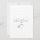 Script Foto Afstudeer Dankkaart Kaart (Achterkant)