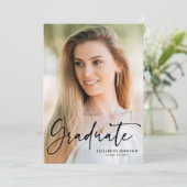 Script Foto Afstudeeraankondiging Kaart (Staand voorkant)