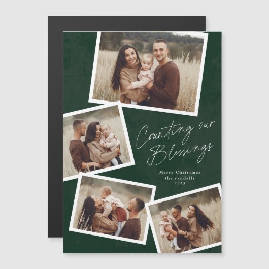 Script Foto Collage Religieus Kerstfeest (Voorkant / Achterkant)