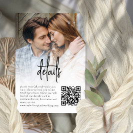 Script Foto Overlay QR Bruiloft Details Kaart
