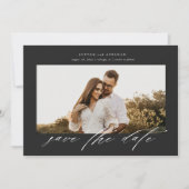 Script foto trouwkaart save the date uitnodiging (Voorkant)