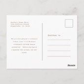 Script Foto Verpleegkunde Afstudeeraankondiging Briefkaart (Achterkant)