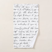 Script Frans Stijl Bad Handdoek Set (Handdoek)