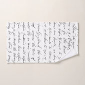 Script Frans Stijl Bad Handdoek Set (Handdoek)
