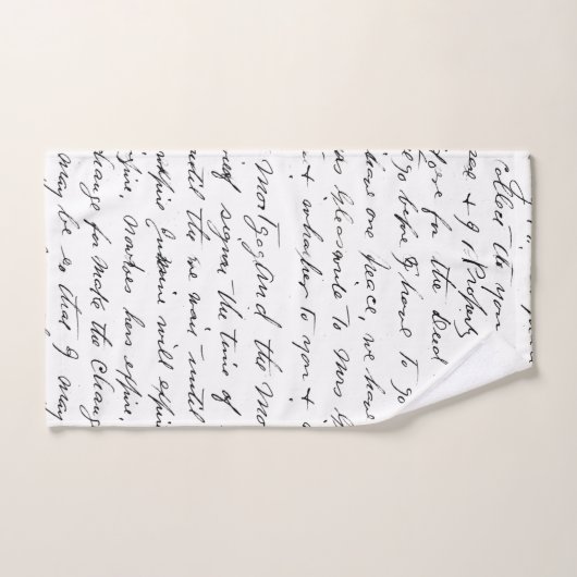 Script Frans Stijl Bad Handdoek Set (Handdoek)