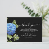 Script Funeral Hartelijk dank Bedankkaart (Staand voorkant)