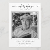 Script Funeral Memorial Order of Service Goedkoop Programmakaart (Voorkant)