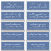 Script Gast Adreslabels BESTELLING 6” of 8” vel! Sticker (Voorkant)
