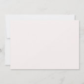 Script Gold & Blush Pink Dank je Kaart (Achterkant)